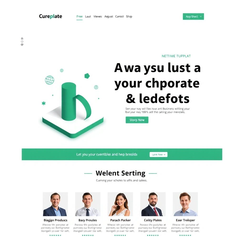 Corporate website design project