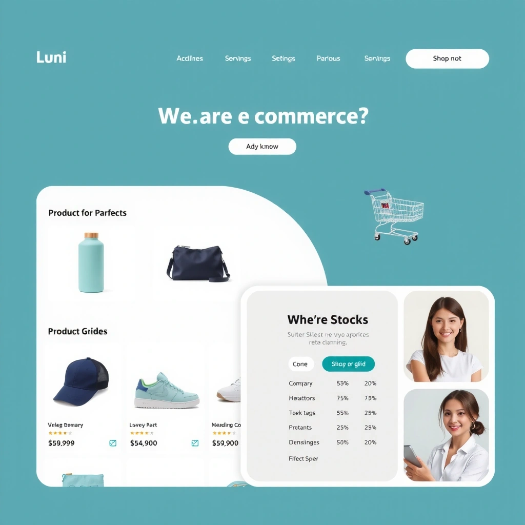 E-commerce website redesign project